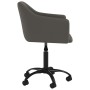 Swivel dining chairs 2 units dark gray velvet by vidaXL, dining chairs - Ref: Foro24-331222, Price: 122,15 €, Discount: %