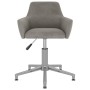 Silla de comedor giratoria de terciopelo gris claro de vidaXL, Sillas de comedor - Ref: Foro24-331085, Precio: 80,99 €, Descu...