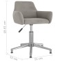 Silla de comedor giratoria de terciopelo gris claro de vidaXL, Sillas de comedor - Ref: Foro24-331085, Precio: 80,99 €, Descu...