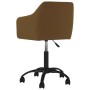 Swivel dining chairs, 2 units, brown velvet by vidaXL, dining chairs - Ref: Foro24-331229, Price: 122,97 €, Discount: %