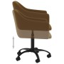 Swivel dining chairs 4 units brown velvet by vidaXL, dining chairs - Ref: Foro24-3092899, Price: 239,50 €, Discount: %