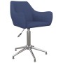 Swivel dining chairs 2 units blue fabric by vidaXL, dining chairs - Ref: Foro24-330967, Price: 138,67 €, Discount: %