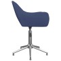 Swivel dining chairs 2 units blue fabric by vidaXL, dining chairs - Ref: Foro24-330967, Price: 138,67 €, Discount: %