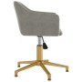 Swivel dining chairs 4 units light gray velvet by vidaXL, dining chairs - Ref: Foro24-3092957, Price: 269,99 €, Discount: %