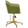 Swivel dining chairs 2 units light green velvet by vidaXL, dining chairs - Ref: Foro24-331279, Price: 137,36 €, Discount: %