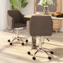 Swivel dining chairs 2 units brown fabric by vidaXL, dining chairs - Ref: Foro24-331177, Price: 122,39 €, Discount: %