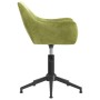 Silla de comedor giratoria de terciopelo verde claro de vidaXL, Sillas de comedor - Ref: Foro24-330999, Precio: 95,89 €, Desc...