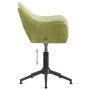 Silla de comedor giratoria de terciopelo verde claro de vidaXL, Sillas de comedor - Ref: Foro24-330999, Precio: 95,89 €, Desc...