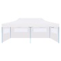 Carpa de fiestas plegable paredes laterales acero blanco 3x6 m de vidaXL, Carpas y cenadores - Ref: Foro24-48863, Precio: 204...