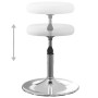 Sillas de comedor 4 unidades cuero sintético blanco de vidaXL, Sillas de comedor - Ref: Foro24-3085578, Precio: 135,12 €, Des...