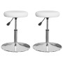 Sillas de comedor 2 unidades cuero sintético blanco de vidaXL, Sillas de comedor - Ref: Foro24-333077, Precio: 74,23 €, Descu...