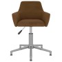 Swivel dining chairs 2 units brown velvet by vidaXL, dining chairs - Ref: Foro24-331104, Price: 120,02 €, Discount: %