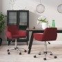 Swivel dining chairs 2 units red velvet by vidaXL, dining chairs - Ref: Foro24-331079, Price: 118,99 €, Discount: %