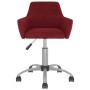 Swivel dining chairs 2 units red velvet by vidaXL, dining chairs - Ref: Foro24-331079, Price: 118,99 €, Discount: %