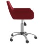 Swivel dining chairs 2 units red velvet by vidaXL, dining chairs - Ref: Foro24-331079, Price: 118,99 €, Discount: %