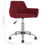 Swivel dining chairs 2 units red velvet by vidaXL, dining chairs - Ref: Foro24-331079, Price: 118,99 €, Discount: %