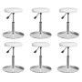 Dining chairs 6 pcs white synthetic leather by vidaXL, dining chairs - Ref: Foro24-3085588, Price: 199,44 €, Discount: %