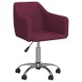 Sillas de comedor giratorias 2 unidades tela morada de vidaXL, Sillas de comedor - Ref: Foro24-331184, Precio: 122,78 €, Desc...