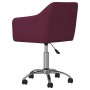 Sillas de comedor giratorias 2 unidades tela morada de vidaXL, Sillas de comedor - Ref: Foro24-331184, Precio: 122,78 €, Desc...