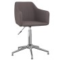 Swivel dining chairs 2 units taupe gray fabric by vidaXL, dining chairs - Ref: Foro24-331207, Price: 124,87 €, Discount: %