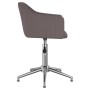 Swivel dining chairs 2 units taupe gray fabric by vidaXL, dining chairs - Ref: Foro24-331207, Price: 124,87 €, Discount: %