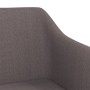 Swivel dining chairs 2 units taupe gray fabric by vidaXL, dining chairs - Ref: Foro24-331207, Price: 124,87 €, Discount: %