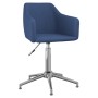 Swivel dining chairs 2 units blue fabric by vidaXL, dining chairs - Ref: Foro24-331203, Price: 124,93 €, Discount: %