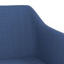 Sillas de comedor giratorias 2 unidades tela azul de vidaXL, Sillas de comedor - Ref: Foro24-331203, Precio: 124,93 €, Descue...