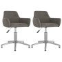 Swivel dining chairs 2 units dark gray velvet by vidaXL, dining chairs - Ref: Foro24-331097, Price: 121,79 €, Discount: %