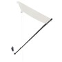 Retractable awning with LED cream color 200x150 cm by vidaXL, Awnings - Ref: Foro24-145923, Price: 44,99 €, Discount: %