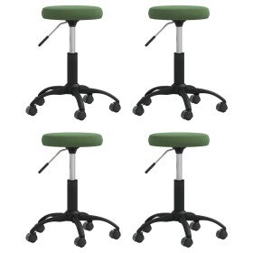 Dining chairs 4 units dark green velvet by vidaXL, dining chairs - Ref: Foro24-3085708, Price: 119,60 €, Discount: %