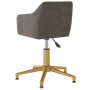 Swivel dining chairs 6 units dark gray velvet by vidaXL, dining chairs - Ref: Foro24-3092969, Price: 403,99 €, Discount: %