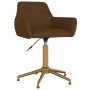 Brown Velvet Swivel Dining Chair by vidaXL, dining chairs - Ref: Foro24-331126, Price: 82,75 €, Discount: %