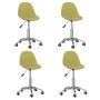 Swivel dining chairs 4 units green fabric by vidaXL, dining chairs - Ref: Foro24-3085979, Price: 165,10 €, Discount: %