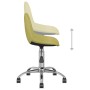 Swivel dining chairs 4 units green fabric by vidaXL, dining chairs - Ref: Foro24-3085979, Price: 165,10 €, Discount: %