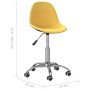 Swivel dining chairs 4 units yellow fabric by vidaXL, dining chairs - Ref: Foro24-3085981, Price: 157,54 €, Discount: %