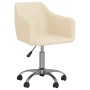 Swivel dining chairs 2 units cream fabric by vidaXL, dining chairs - Ref: Foro24-331176, Price: 122,78 €, Discount: %