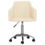 Swivel dining chairs 2 units cream fabric by vidaXL, dining chairs - Ref: Foro24-331176, Price: 122,78 €, Discount: %