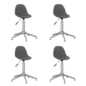 Swivel dining chairs 4 units dark gray fabric by vidaXL, dining chairs - Ref: Foro24-3086014, Price: 171,99 €, Discount: %