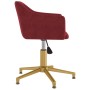 Swivel dining chairs 2 units red velvet by vidaXL, dining chairs - Ref: Foro24-331281, Price: 137,36 €, Discount: %