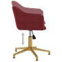 Swivel dining chairs 2 units red velvet by vidaXL, dining chairs - Ref: Foro24-331281, Price: 137,36 €, Discount: %