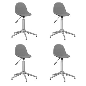 Swivel dining chairs 4 units in light gray fabric by vidaXL, dining chairs - Ref: Foro24-3086013, Price: 169,99 €, Discount: %