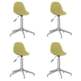 Swivel dining chairs 4 units green fabric by vidaXL, dining chairs - Ref: Foro24-3086018, Price: 169,99 €, Discount: %