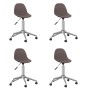 Swivel dining chairs 4 units taupe fabric by vidaXL, dining chairs - Ref: Foro24-3086061, Price: 169,21 €, Discount: %