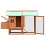 Solid pine and fir wood chicken coop 170x81x110 cm by vidaXL, Cages and habitats for small animals - Ref: Foro24-170644, Pric...