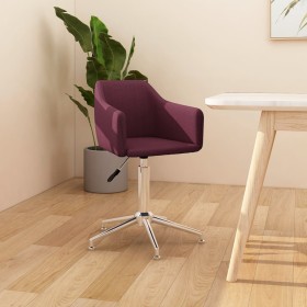 Purple fabric swivel dining chair by vidaXL, dining chairs - Ref: Foro24-331196, Price: 74,12 €, Discount: %