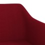 Red fabric swivel dining chair by vidaXL, dining chairs - Ref: Foro24-331194, Price: 75,43 €, Discount: %