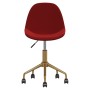 Swivel dining chairs 4 units red velvet by vidaXL, dining chairs - Ref: Foro24-3086100, Price: 199,99 €, Discount: %