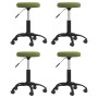 Dining chairs 4 units light green velvet by vidaXL, dining chairs - Ref: Foro24-3085707, Price: 119,99 €, Discount: %