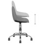 Swivel dining chairs 4 units light gray fabric by vidaXL, dining chairs - Ref: Foro24-3085974, Price: 157,63 €, Discount: %